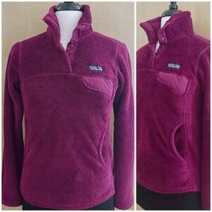 Patagonia Fleece Sweater Retool Snap Pullover Cabincore Granola Cozy Gorpcore